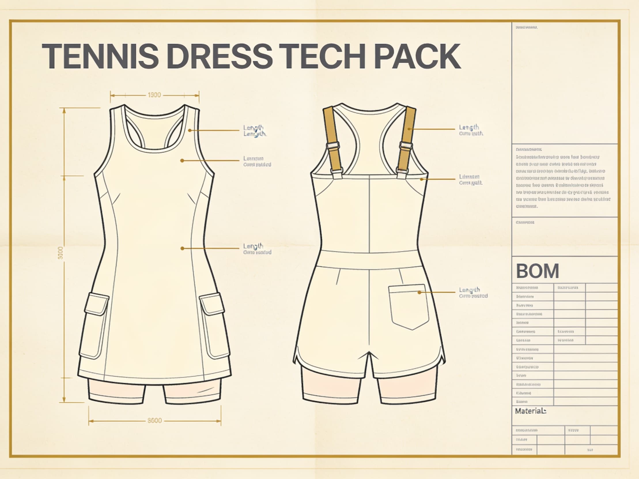 Tennis dress tech pack preview